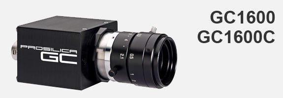 Prosilica GC1600 - Ultra-compact 2 Megapixel CCD camera with GigE Vision